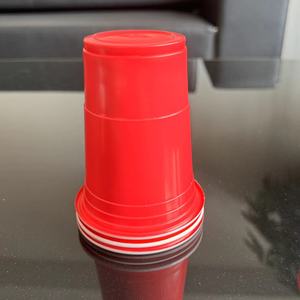 Vasos <span class=keywords><strong>de</strong></span> fiesta <span class=keywords><strong>de</strong></span> plástico desechables reutilizables en rojo y blanco con una capacidad <span class=keywords><strong>de</strong></span> 16 onzas adecuados para bodas y ocasiones festivas - Product Image 3