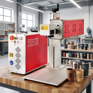 Máquina de Marcado Láser de CO2 Portátil de 35W, Modelo Davi 5x Beam, para Acrílico, Madera, Vasos, Termos <span class=keywords><strong>Yeti</strong></span>, Grabado Personalizado - Product Image 1