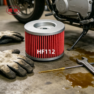 Maßgefertigter Hochwertiger Ölfilter Motorenelement 520101053 <span class=keywords><strong>HF112</strong></span> für Motorräder - Product Image 3