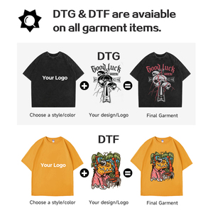 Ensemble de t-shirts et shorts en deux pièces, délavés à l'acide vintage, à bords bruts, teints par pulvérisation, effet usé - Product Image 5