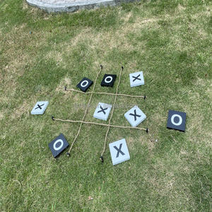 Jeux de plein air géants <span class=keywords><strong>Tic</strong></span> <span class=keywords><strong>Tac</strong></span> Toe, cour géante pour adultes, <span class=keywords><strong>Tic</strong></span> <span class=keywords><strong>Tac</strong></span> Toss en bois jumbo, jeu de pelouse de jardin de camping - Product Image 6