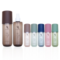 Flacon pulvérisateur en plastique de 250 ml, forme capsule unique et colorée, pour les soins cosmétiques du corps, du visage et de la peau