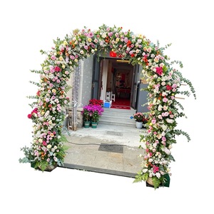Natural Greenery Floral <b>Arch</b> <b>Decor</b> For Indoor Reception Outdoor Lawn Wedding And Festival Event Styling - Product Image 5