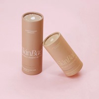 Tube Cylindrique en Papier Recyclé Couché Imprimé sur Mesure avec Laminage Mat pour Cosmétiques, Vernis à Ongles, Huiles Essentielles, Parfums - Conception Personnalisée