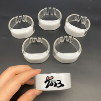 Bracelet à LED RVB sans fil avec LOGO personnalisé Bracelet à LED lumineux avec télécommande DMX du fournisseur de fête Fournitures de fête promotionnelles
