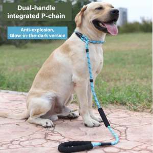 Correa Reflectante Integrada para Perros al por Mayor, Correa Antitirones con Mango Cómodo para Perros Grandes, Correa para Paseos Nocturnos - Product Image 3