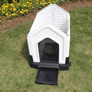 Wholesale Luxury Solid Pattern <strong>Small</strong> Plastic Pet House Multicolor Outdoor <strong>Dog</strong> <strong>Cage</strong> with Rain-Proof Sunroof - Product Image 4