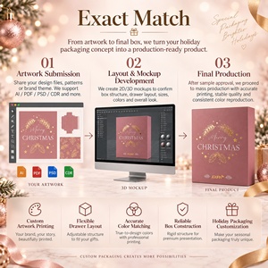 Calendario dell'Avvento di Lusso Personalizzato in Cartone Rosa Oro Morandi a Forma di Libro, Scatola Vuota per 24 Giorni 2027 2028 con Scatole Interne - Product Image 4