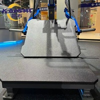 Machine à squats à pendule super commerciale Kaishi, équipement de gym pour l'entraînement de la force des muscles du bas du corps, des fessiers et des jambes