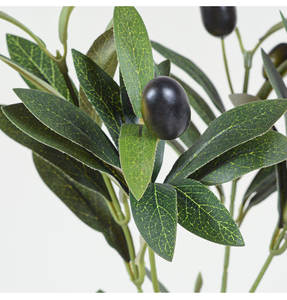 Offre Spéciale : Branche d'olivier artificielle à quatre branches en plastique, idéale pour centre de table de mariage, plantes vertes, branches d'olivier artificielles - Product Image 4