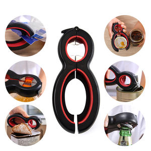 אביזרים למטבח רב תכליתיים פותחן בקבוקים עבור צנצנות ג 'לי, יין, בקבוק בירה 6 ב 1 פחית - Product Image 6