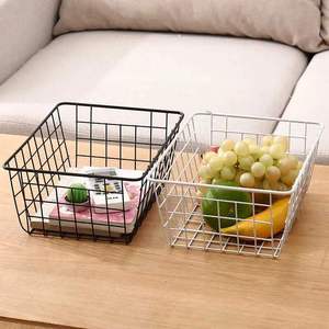 Étagère de rangement en fer personnalisée, panier suspendu, meubles de salon, supports de rangement en métal, étagères - Product Image 5