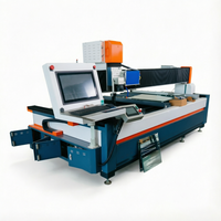 Machine de sablage laser à fibre de grand format pour verre, machine de gravure laser intelligente pour le traitement artistique du verre