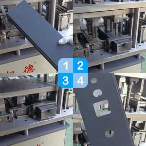 Máquina Perforadora de Puertas de Aluminio - Máquina Perforadora de Aluminio - Herramienta de Perforación y Montaje de Orificios para Cerraduras en Marcos de Ventanas y Puertas - Product Image 6