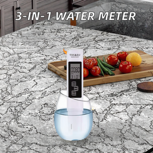 Medidor de Calidad del Agua Digital 3 <span class=keywords><strong>en</strong></span> 1, Medidor de TDS y EC 0-9999ppm, Multifuncional, Medidor de Pureza del Agua y Temperatura, de Plástico - Product Image 2