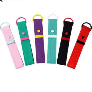 Porte-clés en toile personnalisé coréen brodé à la main avec rubans décoratifs pour sac à dos et bagages de voyage - Product Image 4