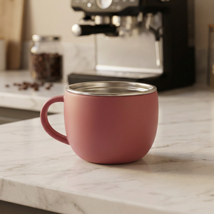 Vaso de Agua Infantil de Acero Inoxidable 304 de Grado Alimenticio con Interior de Silicona, Asa Antideslizante, No Tóxico e Inodoro para la Bebida Diaria de Niños Pequeños - Product Image 2