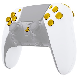 Juego de Botones Completos Cromados en Oro Personalizados EXtremeRate para el Control Inalámbrico Dualsense Edge para PS5 - Product Image 4
