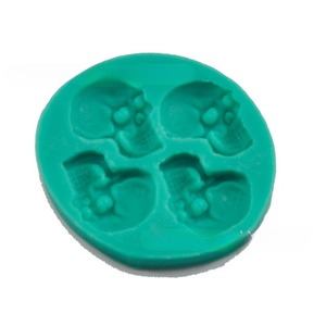 4 Moldes de Silicona con Forma de Calavera para Halloween, para Fondant, Repostería, Chocolate y Herramientas para Fondant - Product Image 3