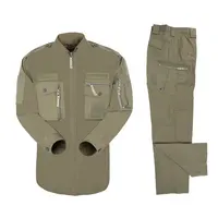 Uniforme militaire tactique, 2 pièces, kaki, personnalisé, gilet étanche, pantalon Cargo, armée, fabricant, ropa militaire