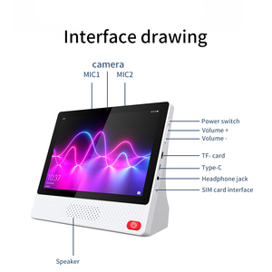 TYSH 10.1-inch Android 8.1 Mtk 8-core Wifi Video Voice Call Touch Screen Speaker Tuya Smart Home Hotel <b>Control</b> Smart <b>Control</b> Pan - Product Image 2