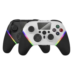 New private model wireless controller for PS4 (bluetooth 5.3 Compatible with RGB light