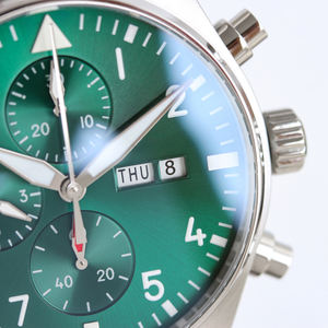 Montre en acier inoxydable, taille dorée, exsudant le luxe, adaptée à diverses occasions, montre mécanique haut de gamme pour homme - Product Image 1