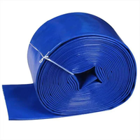 Tuyau d'irrigation plat en PVC de 2 pouces, 3 pouces et 4 pouces Tuyau d'évacuation d'eau à plat
