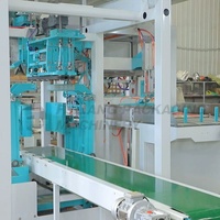10-50kg Automatische Lebensmittelgeeignete 304 Edelstahl Granulat- und Pulverabfüllmaschine mit Beutelbefüllung und Versiegelung für Mehl und Speisesalz