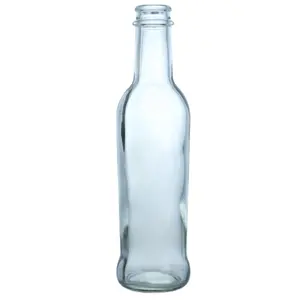 alto pedernal venta caliente tenido irrompible botellas de vidrio tapon de rosca botella de vidrio 750ml