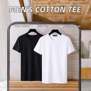 เสื้อยืดผู้ชายสำหรับฤดูร้อน ผ้าฝ้าย 100% พิมพ์ลายซิลค์สกรีน เนื้อผ้านุ่ม ระบายอากาศดี คอกลม แขนสั้น ใส่ได้ทั้งชายและหญิง สวมใส่สบายๆ น้ำหนัก 180 กรัม - Product Image 2