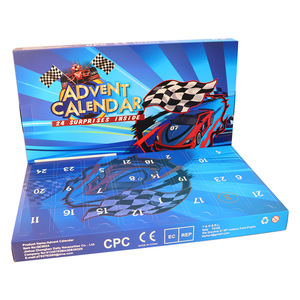 Calendrier de l'Avent Autonomie : Coffret de 24 voitures miniatures, cadeau de Noël pour enfants, thème course automobile - Product Image 5