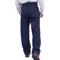 Jean Ripstop FR pour Homme, Coton Décontracté 11OZ, Ignifuge CAT2, Coupe Décontractée, Fermeture Éclair en Laiton de Sécurité, Logo Personnalisé