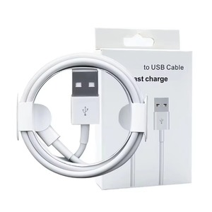 Cable <span class=keywords><strong>USB</strong></span> de carga rápida TPE en caja 2M/1M 2A para <span class=keywords><strong>iPhone</strong></span> 14/13/12/11/X/XS/XR/8/7 compatible con impresora de escáner de código de barras compatible con IOS - Product Image 1