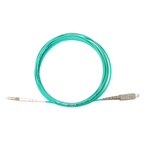 3M 4M 5M LC SC UPC APC OM4 Aqua Multimode Fiber Optic Patch Cord Duplex Simplex 50/125&mu;m for Data Center Use - Product Image 5