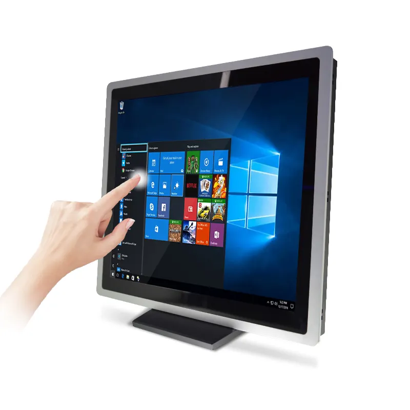 Industriële Touchscreen Monitor Pc 7Mm Frame Alles In Één Touchscreen Industriële Paneel Pc