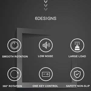 60CM שלט רחוק מסתובב Stand 360 תואר פנורמי אוטומטי חשמלי פטיפון 150KG עומס תערוכה סיבוב - Product Image 4