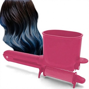1 pièce Outil professionnel de coloration capillaire - Peigne à rouleau automatique 2-en-1 pour coloration, outil de coiffure en plastique pour salon - Product Image 6