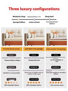 Canapé-lit pliant léger de luxe à double usage multifonctionnel rétractable pour petit appartement salon nordique en <span class=keywords><strong>tissu</strong></span> double - Product Image 3