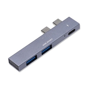 <span class=keywords><strong>Adaptador</strong></span> <span class=keywords><strong>USB</strong></span> Hub 3 en 2 Tipo-C, Carga <span class=keywords><strong>USB</strong></span>-C PD, <span class=keywords><strong>USB</strong></span> 3.0, Estación de Acoplamiento Thunderbolt 3 para <span class=keywords><strong>Macbook</strong></span> Pro - Product Image 1