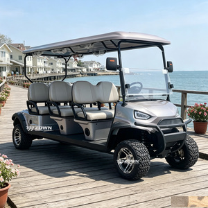 Voiturette de golf électrique tout-terrain 8 places à 4 roues, nouvelle, prix usine, pour l'exportation - Product Image 1