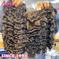 Vente en gros de mèches de cheveux vierges vietnamiennes lisses, de qualité 9A-15A, super double trame, cheveux de machine, provenant d'un seul donneur