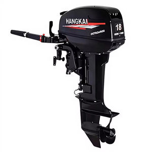 Nouveau Moteur Hors-Bord Thermique Manuel 2 Temps 18 CV à Refroidissement Liquide avec Réservoir de Carburant 24L et Arbre Long pour Petites Embarcations – Vente Directe Usine - Product Image 2