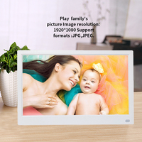 Marcos de Fotos Digitales con Reproducción de Video, USB, Plástico, IPS Full HD FHD de 15 Pulgadas y 1920*1080, Precio al por Mayor para Familias