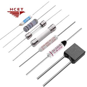 HCET 250 В, 10 А, Термопредохранитель с задержкой времени, стеклянный керамический цилиндр с осевым проводом, медленно выдувные предохранители - Product Image 1