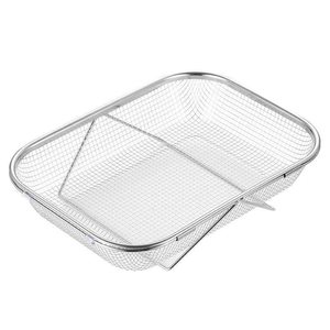 Escurridor Extensible de Acero Inoxidable para Fregadero, Ajustable en Altura, Escurridor de Platos Cuadrado Multifuncional para Cocina - Product Image 5