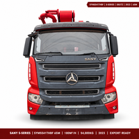 Camion pompe à béton haute pression Sany 65m Deutz d'occasion 13MPa 2023, Pièces détachées d'occasion pour pompe à béton Sany Deutz 65m Exportation Chine