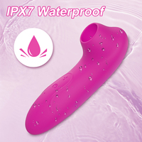 Vibromasseur Suceur pour Femme, Stimulateur Clitoridien et Mamelons, Vibromasseur Oral, Masturbateur Sexuel Féminin Érotique, Jouets Sexuels pour Adultes Femmes