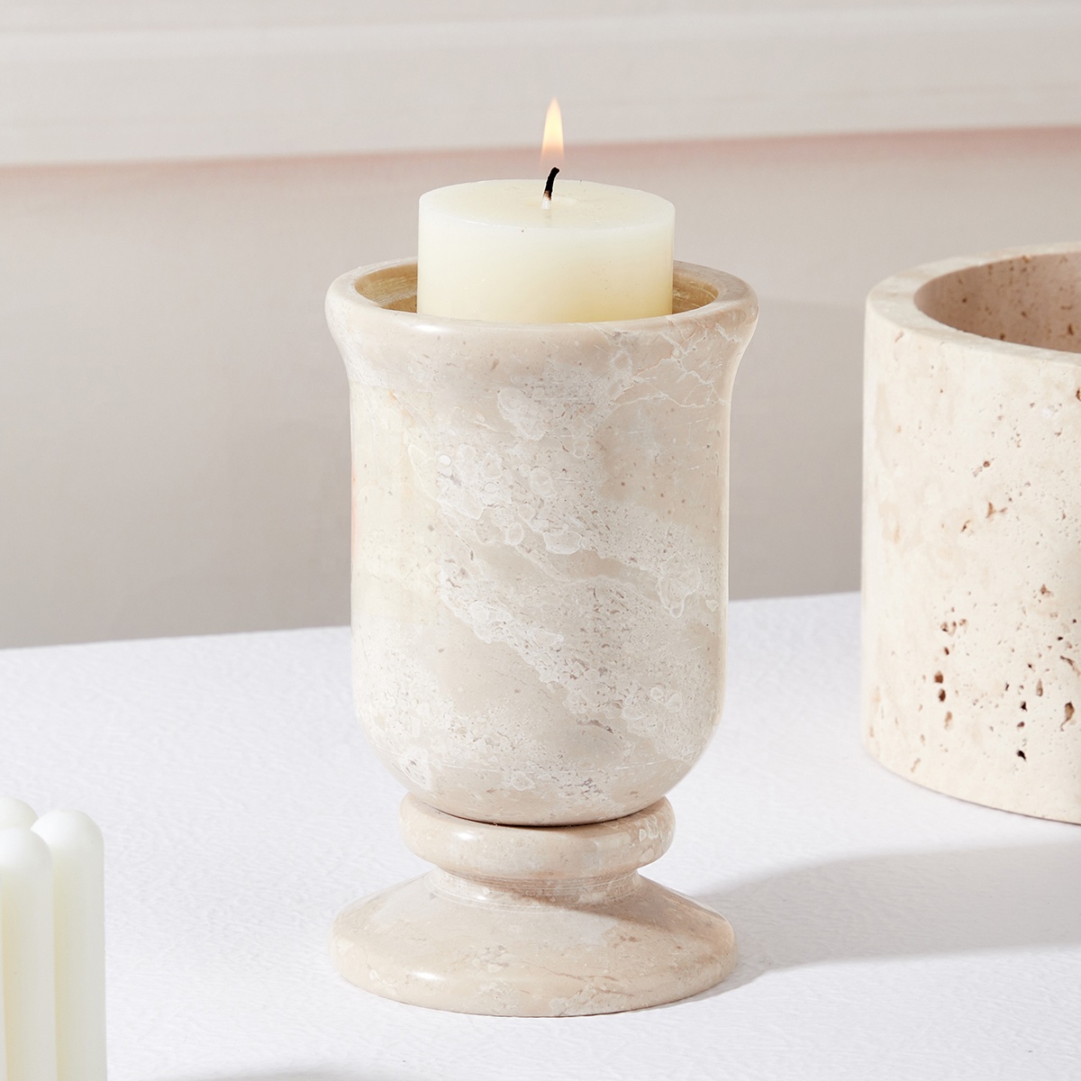 Wholesale Hotel Home Decoration Marble Candle Holder Oil Burner Candle Jar Wholesale Decoration Marble Candle Holder Oil Burner Candle Jar Wholesale,Decoration,Marble Candle,Candle Holder,Candle Jar