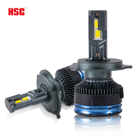 Kit de conversion de phares LED 220W H4 H7 H11 9005 9006 9012 Ampoule de phare LED pour voiture 12V 6500LM Double tube en cuivre
